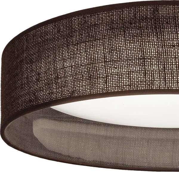 Brilagi - Corp de iluminat LED dimabil VELVET SM. VARI 24W/230V 3000-6500K Ø 45 cm maro + telecomandă