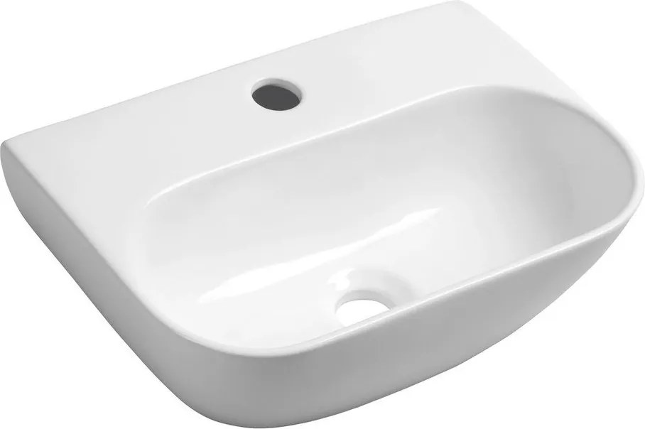 Chiuvetă mică pentru WC albă din ceramică 42x29 cm Nerissa – Sapho