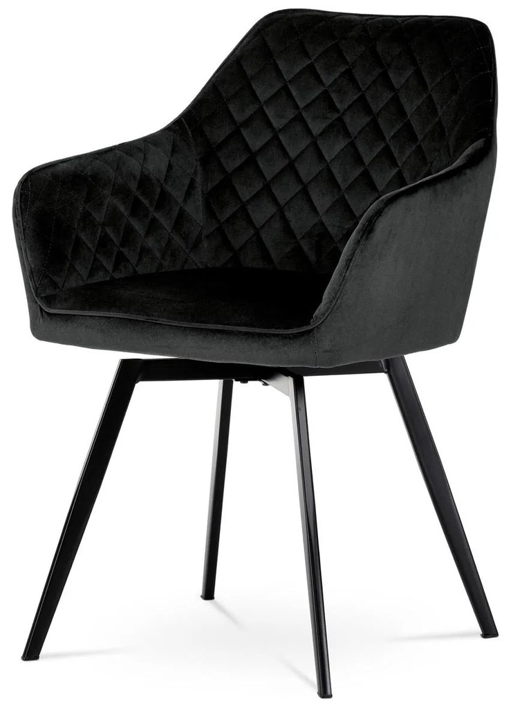 Scaun sufragerie Danarra-425-BK4 (negru). 1120437