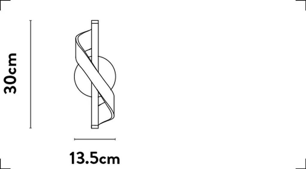 Aplica de perete LED deosebita design lux Belle