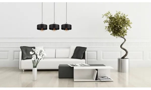 Lustră pe cablu VEST 3xE27/60W/230V