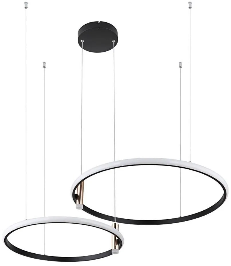 Lustră LED dimabilă pe cablu Globo 67300H COCO LED/55W/230V 2700-6000K + telecomandă