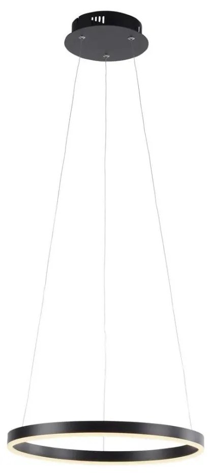 Leuchten Direkt 15393-13-LED Lustr LED RITUS 20W 230V negru dimabil