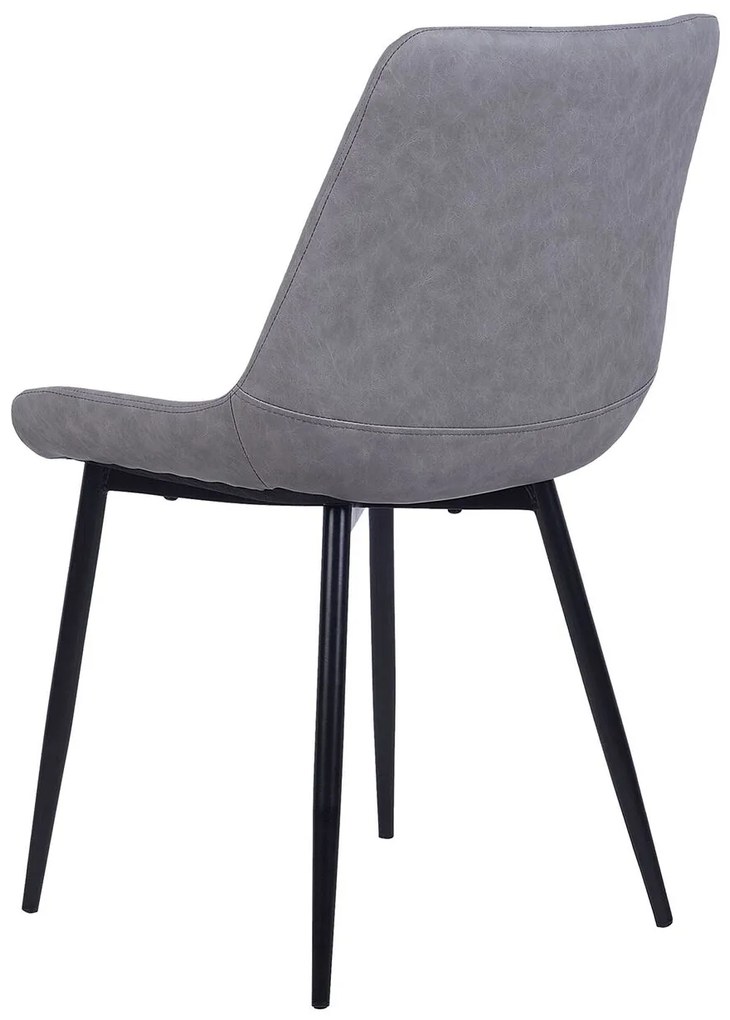 Set 2 buc. scaune pentru sufragerie Morose (gri). 1009937