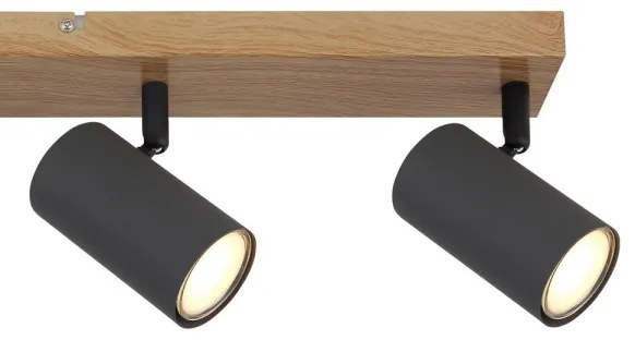 Spot ROBBY 4xGU10/35W/230V gri/maro Globo 57911-4G