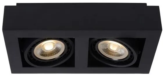 Spot LED dimabil Lucide 09120/24/30 ZEFIX 2×GU10/12W/230V negru