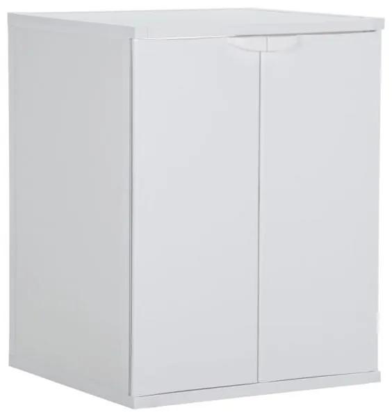 vidaXL Dulap pentru mașina de spălat, alb, 68,5x64,5x88 cm, pvc