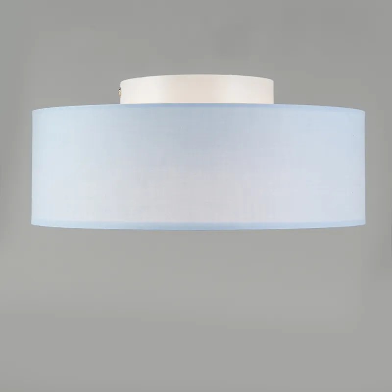 Plafoniera albastră 30 cm cu LED inclus - Drum LED