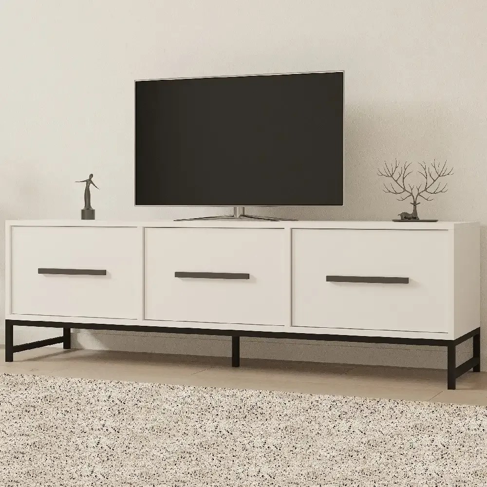 Comoda tv Melody ,living,culoare alb160 cm