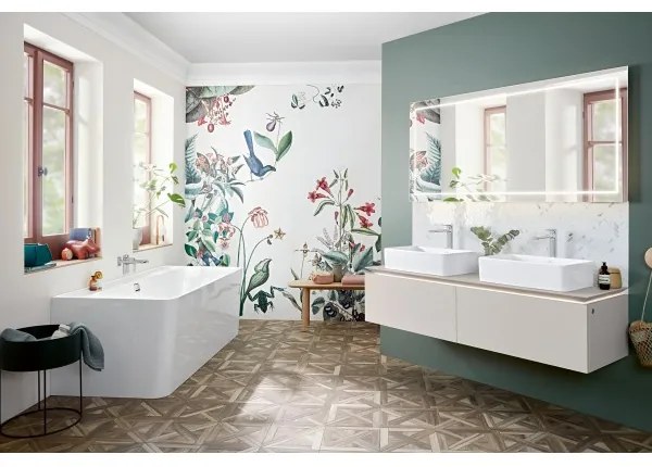Lavoar pe blat, Villeroy&Boch Collaro, material TitanCeram, 56x36cm, Alb Alpin, 4A205601