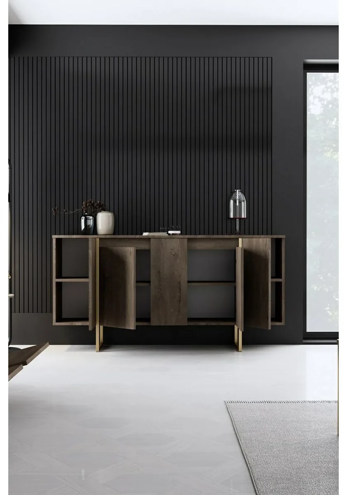 Dulap Luxe Walnut and Gold