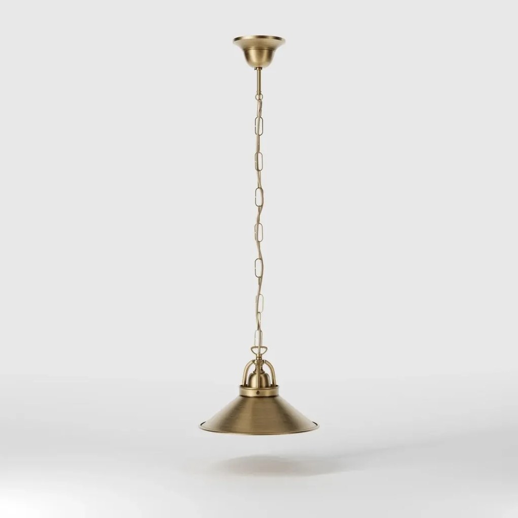 Pendul stil industrial din alama personalizabila Alice 25cm