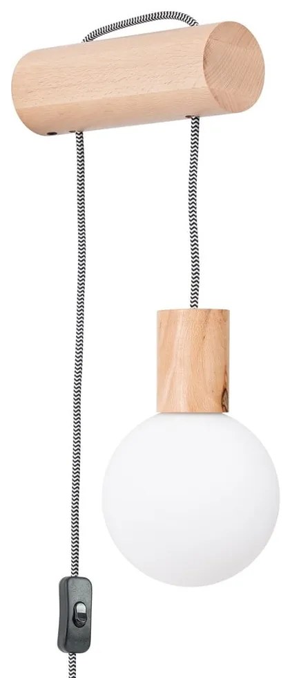 Aplică de perete în culoare naturală Arcadia – Sollux