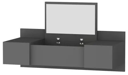 Masă de toaletă ZAKKUM 33x100 cm antracit