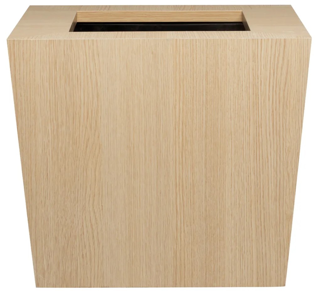Ghiveci din lemn cu auto-irrigare NATURA, mic de eleganță, mai multe variante - Hobby Flower Dimensiuni: 45 x 45 x 40, Culoare: stejar deschis