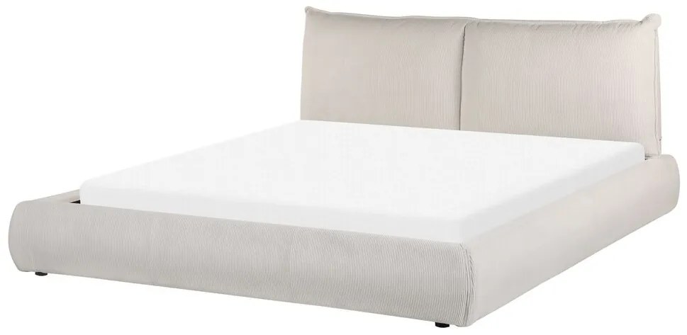 Pat matrimonial 160 cm Vetiver (bej) (cu somieră). 1076461