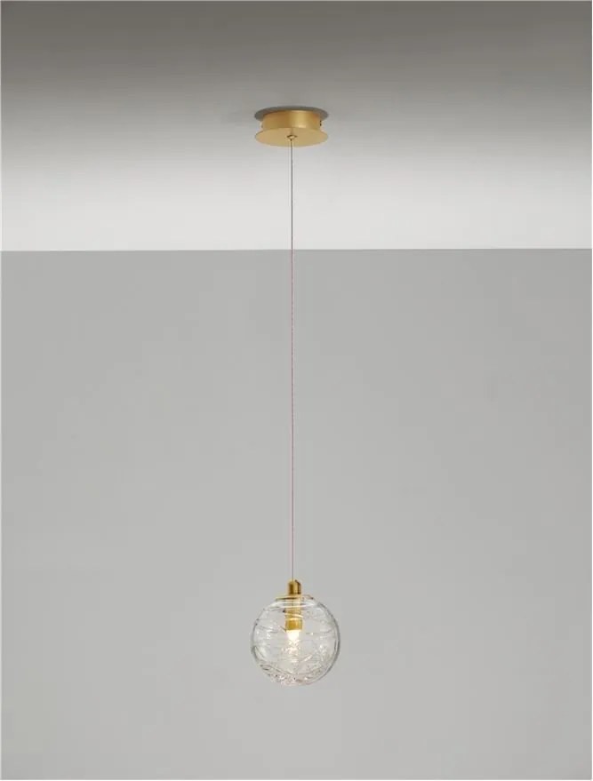 Pendul modern design decorativ COEN auriu D-12cm