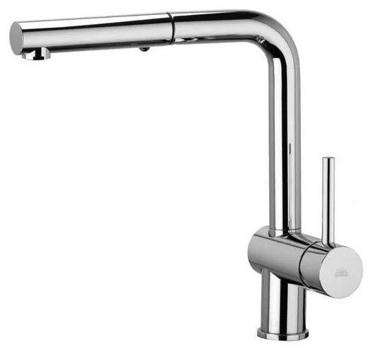Paffoni - Baterie pentru chiuvetă LIGHT cu pipa extractibilă, 29,2 cm, crom lucios