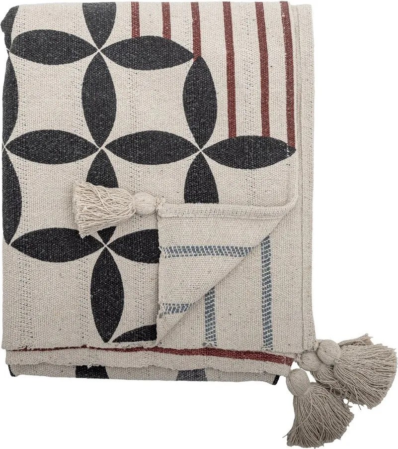 Pătură din amestec de bumbac 130x155 cm Forma – Bloomingville