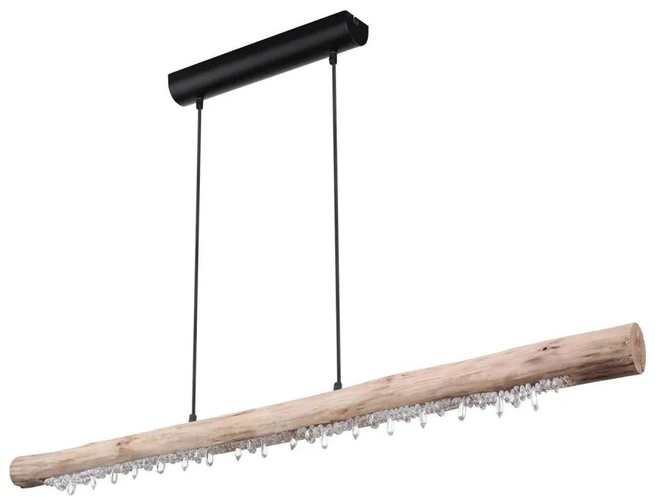 Globo FELICITAS 15354-20-LED, lustru suspendat pe cablu, compatibil cu dimmer, LED/25W/230V, bej