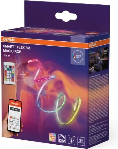 Osram - bandă LED RGB dimerizabilă SMART+ MAGIC FLEX 3m LED/15,5W/230V Wi-Fi