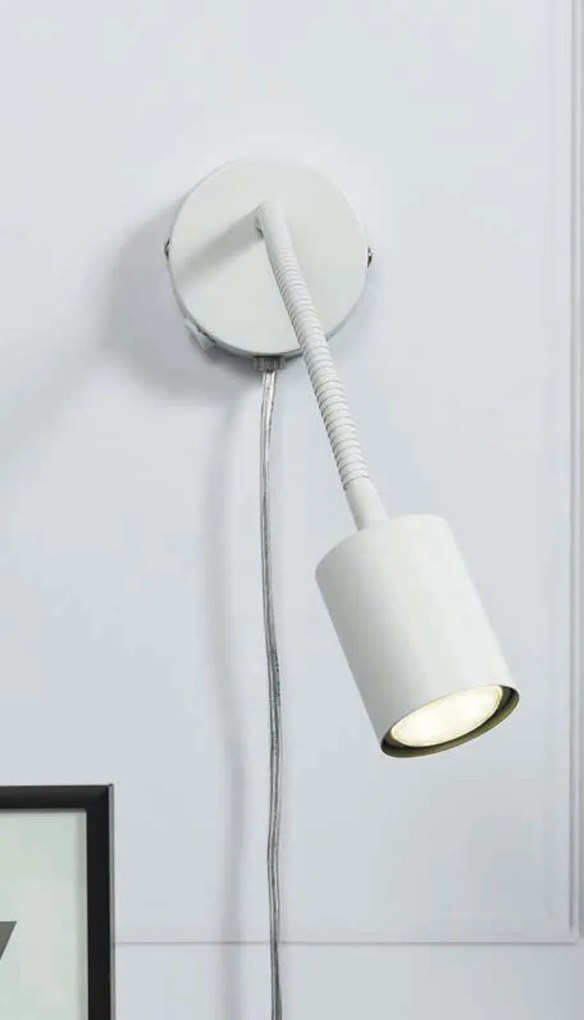 Aplica cu spot design nordic Explore flex alba