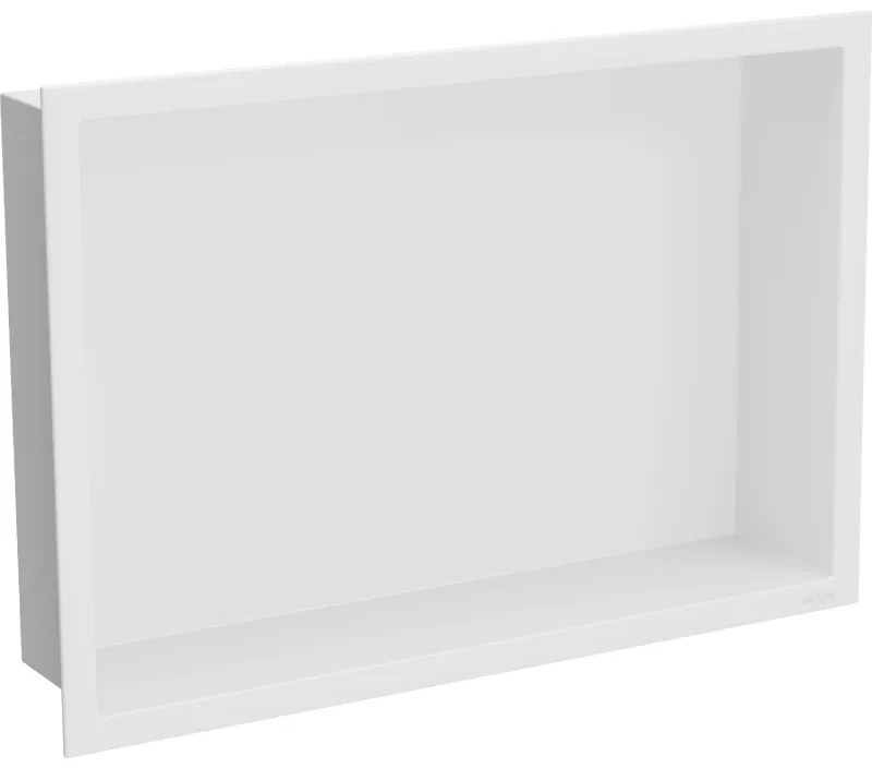 Mexen X-Wall-R raft de încastrare cu flanșă 45 x 30 cm, Albă - 1920453010