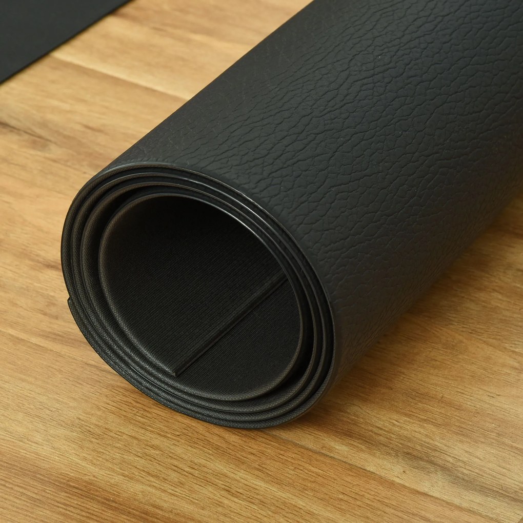 HOMCOM Covor Protecție Podea pentru Echipamente Fitness, Antialunecare, Rezistent la Abraziune, 180x90cm, Negru | Aosom Romania