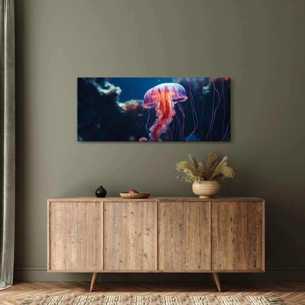 Tablou - Meduză (120x50 cm)