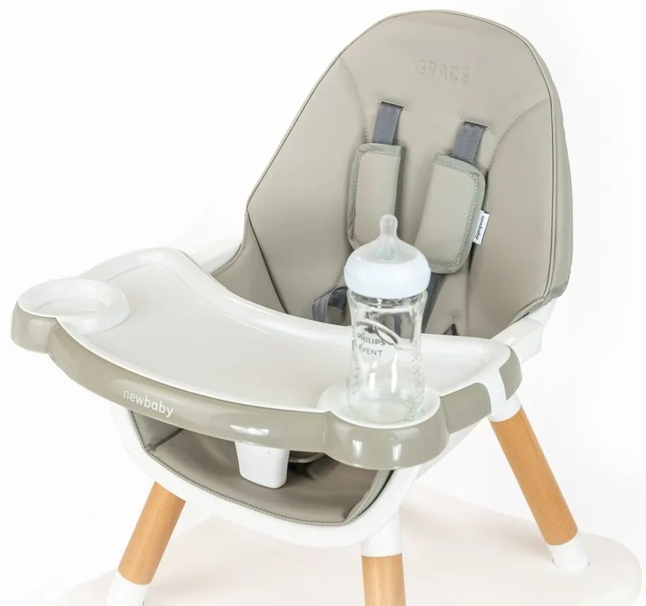New Baby Scaun Grace 3in1 gri, 61 x 101 x 61 cm