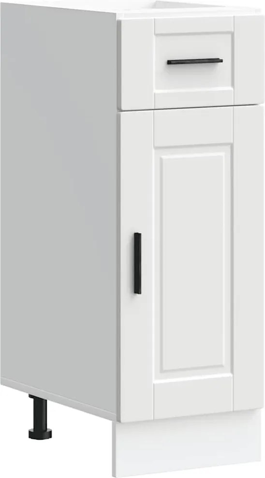 vidaXL Dulap de bază de bucătărie „Porto” din lemn prelucrat alb