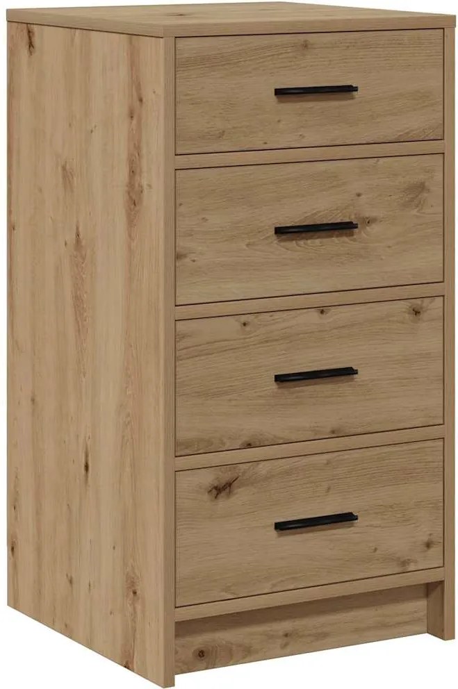 vidaXL Bufet cu sertar stejar artizanal 40 x 41 x 75 cm Lemn compozit