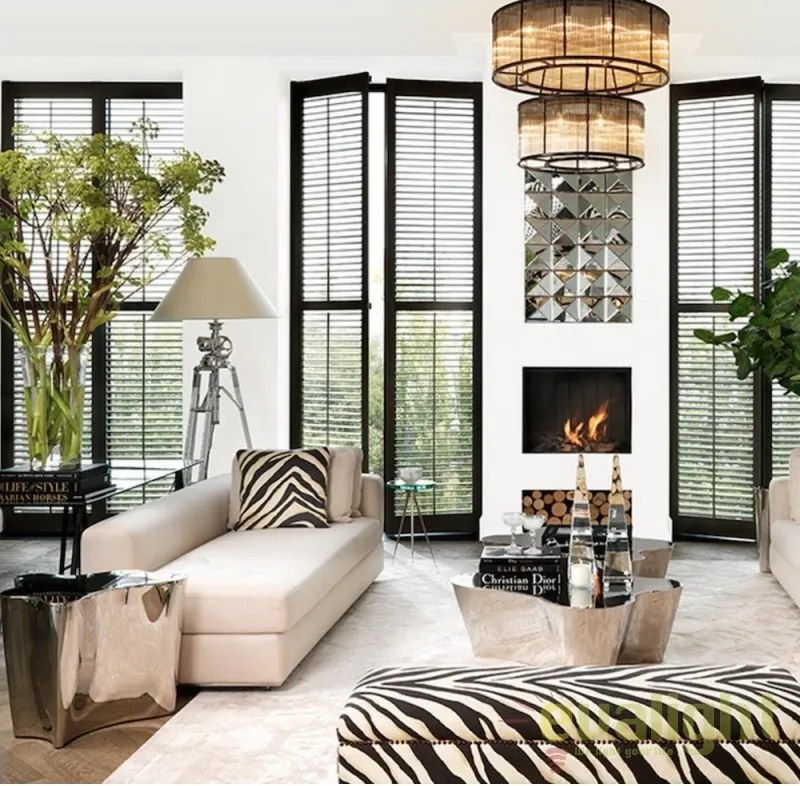 Masuta de cafea design elegant din otel inoxidabil lustruit Sceptre 109550 HZ