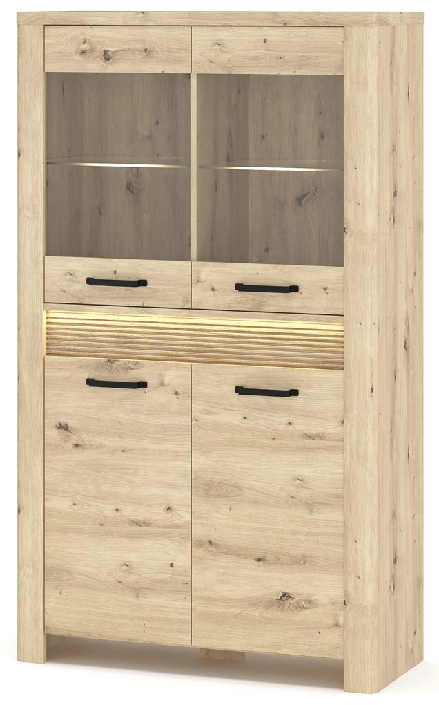 Vitrină Mindi (Stejar artisan). 1053048