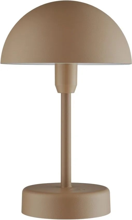 Veioza LED portabila de exterior IP44 Ellen To-Go Battery maro deschis