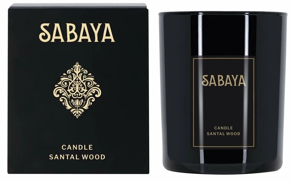 Sabaya Lumânare de soia lemn de santal, 175 g