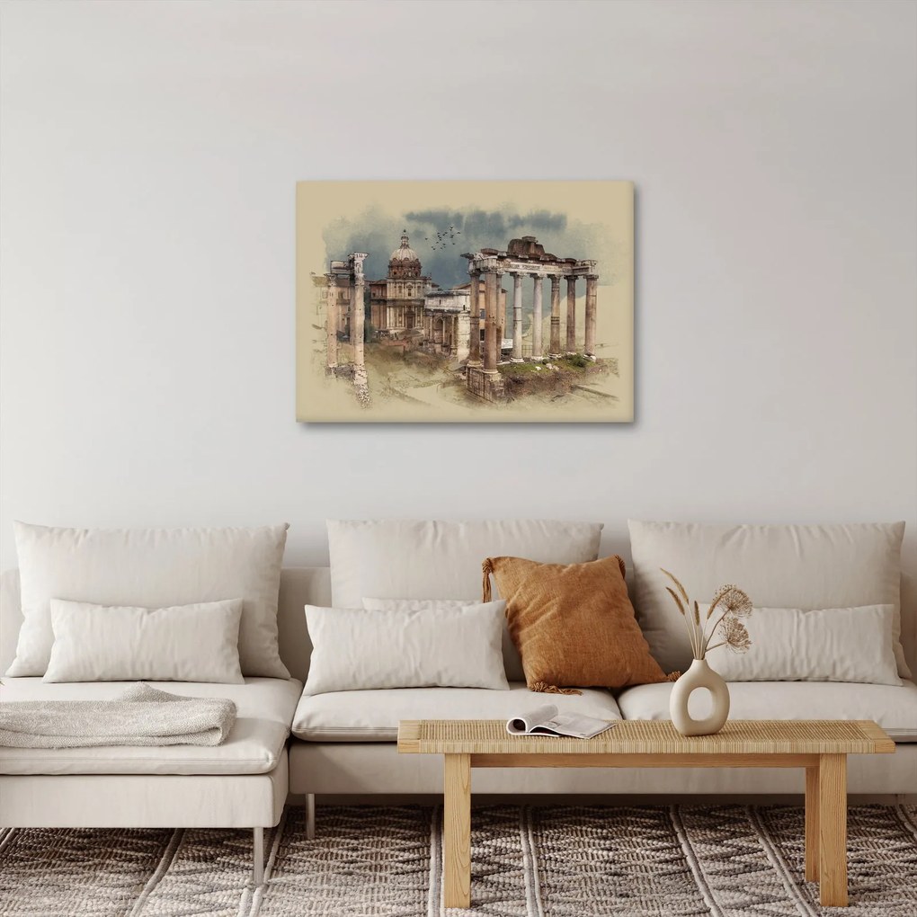 Tablou - Forumul Roman, Roma, Italia (70x50 cm)