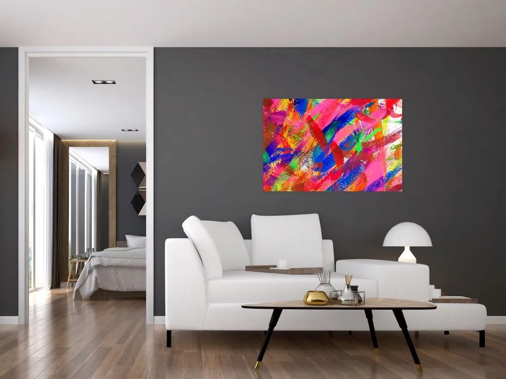 Tablou - Abstract colorat (90x60 cm)