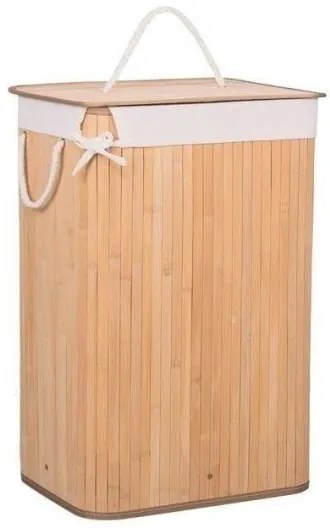 Cos de rufe, 72 L, imitatie bambus, Springos