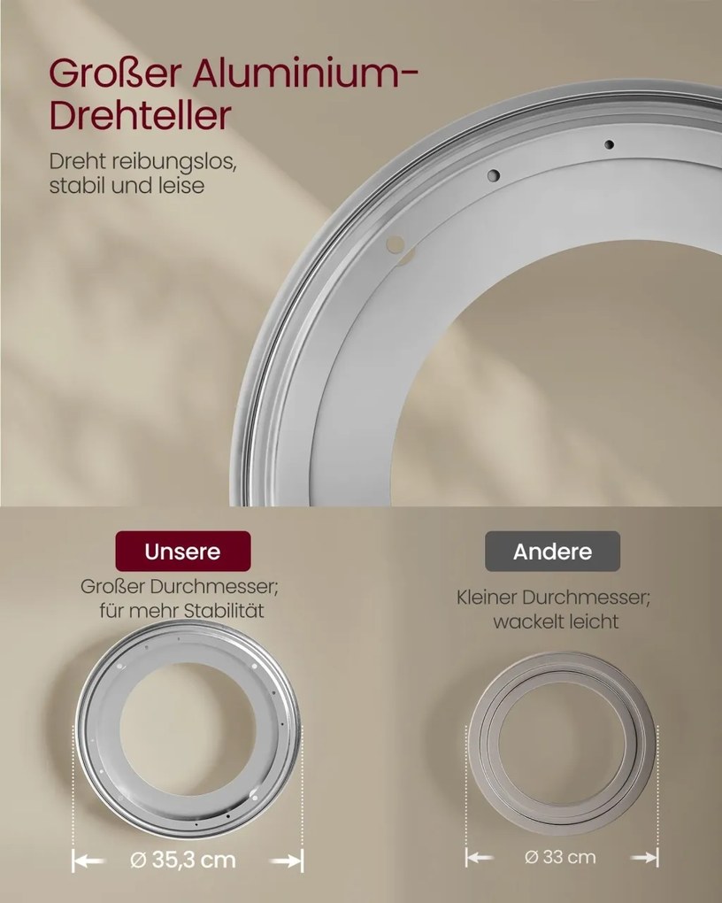 Biblioteca Vasagle Alb 43x43x158 cm