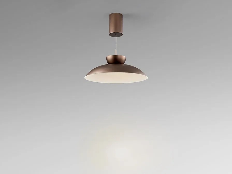 Lustra/ Pendul LED design modern Ion bronz 48cm