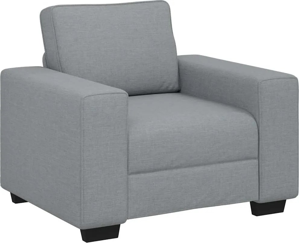 vidaXL Canapea Scaun Gri deschis 100x77x82 cm Tesatura