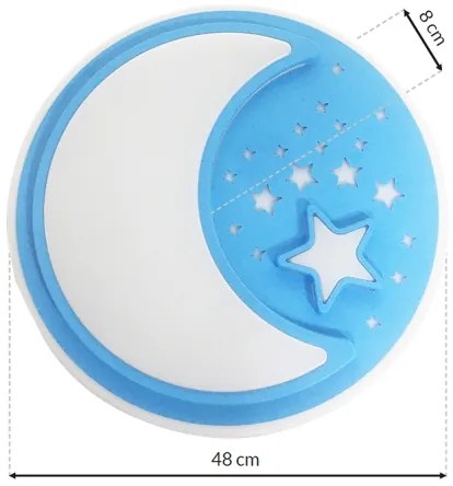 Plafonieră copii LED NOTTE LED/40W/230V