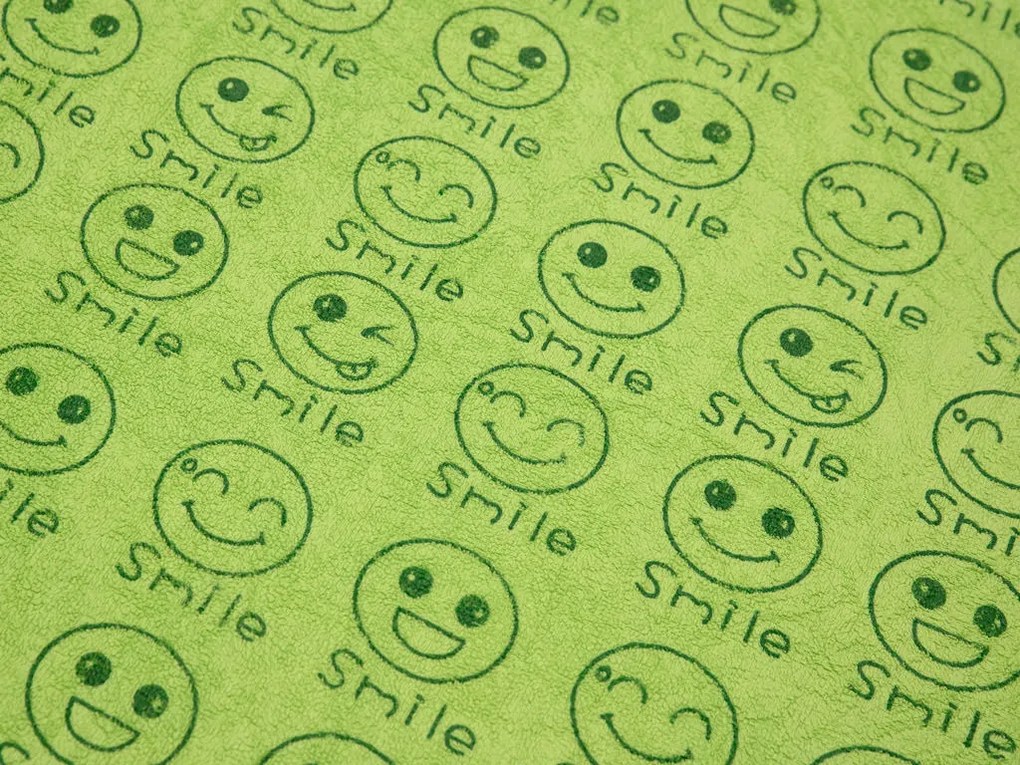 Prosop cu uscare rapida Culoare verde, SMILE