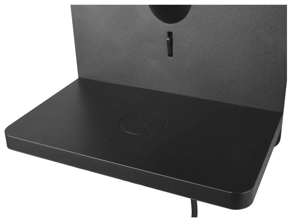 Aplică de perete negru-mat Comfort – Trio