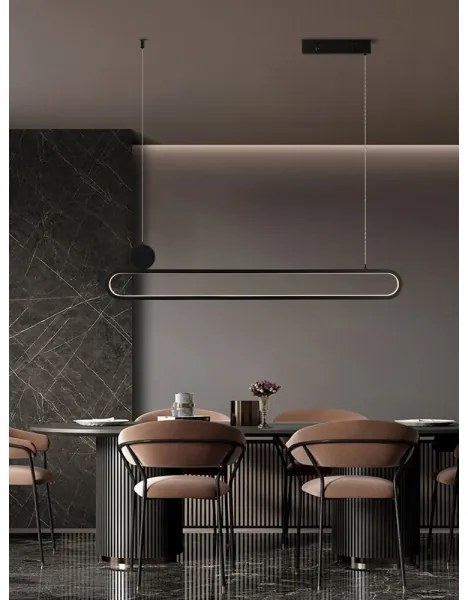 Lustră LED dimabilă pe cablu Immax NEO 07231L LITE OVALE LED/50W/230V Wi-Fi Tuya + telecomandă