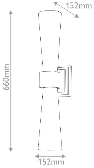 Elstead KRISTY-2WB-DG-OPAL-LED Aplică pentru baie KRISTY, 2 x G9 (4 W), 230 V, IP44, finisaj cupru