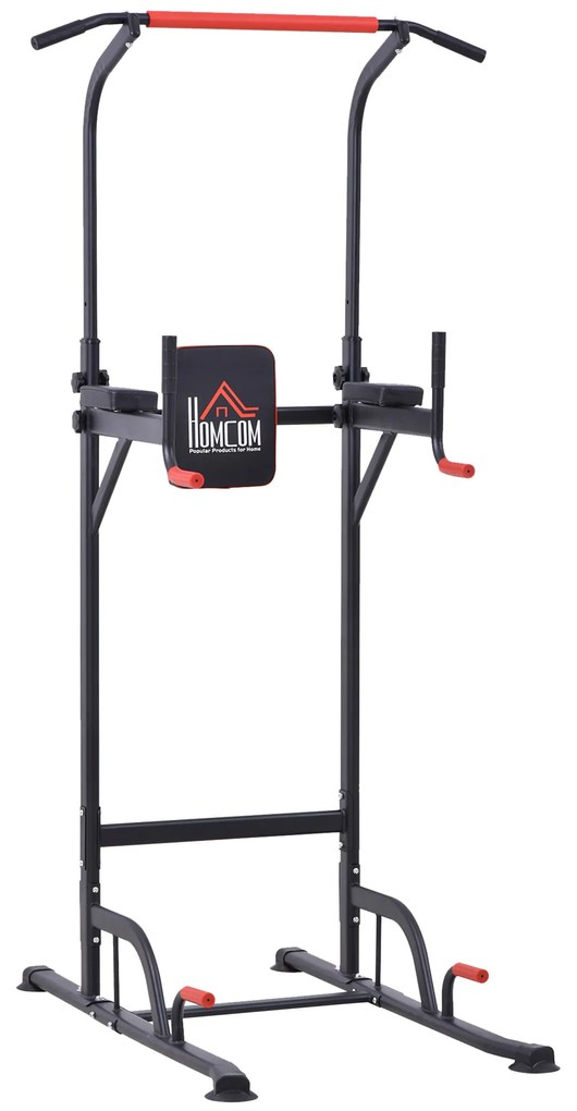 HOMCOM Aparat pentru Fitness bara de tragere inaltime reglabila Greutate Max. 120kg | Aosom Romania
