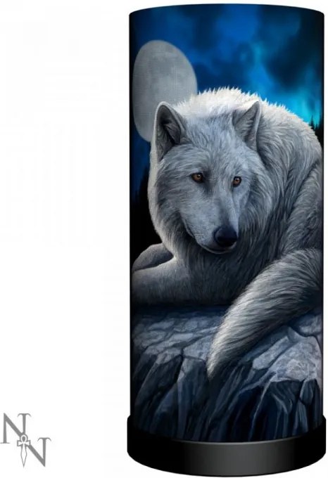 Veioza lup Gardianul Nordului - Lisa Parker - 28 cm