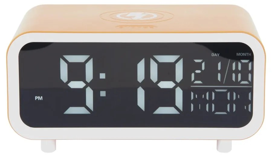 Ceas deșteptător cu încărcător wireless Chunky LED – Karlsson